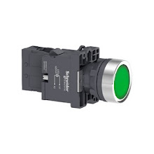 Nút nhấn xanh có đèn 220V