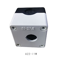 [A22-I1M] Hộp nút nhấn 1 lỗ màu xám