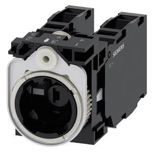 [3SU1501-1AG40-1LA0] Vòng cố định 1NO+1NC, có đèn led, 6-24 VAC/DC, màu xanh